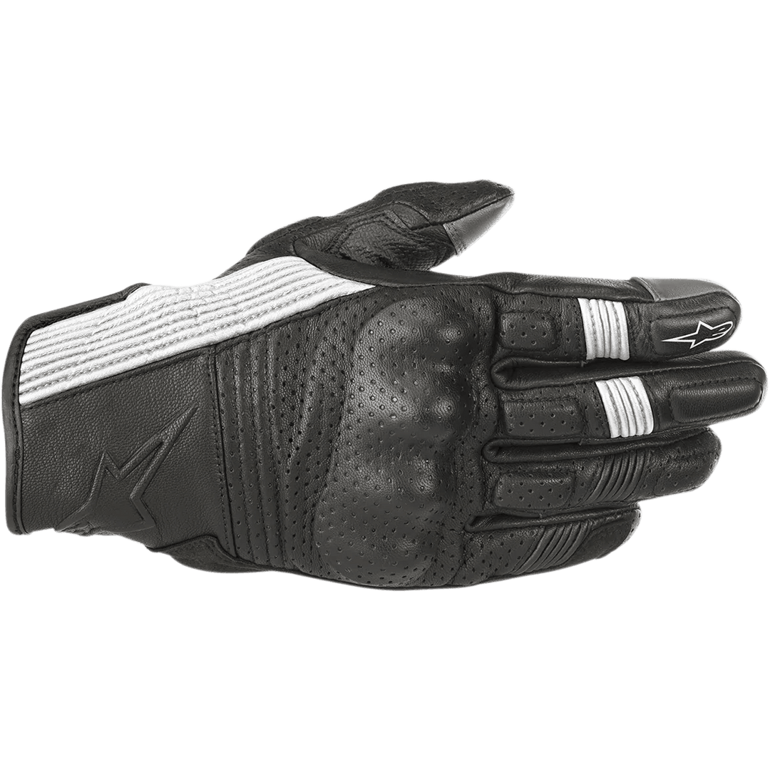 Alpinestars Mustang V2 Gloves - Black/White - Motor Psycho Sport