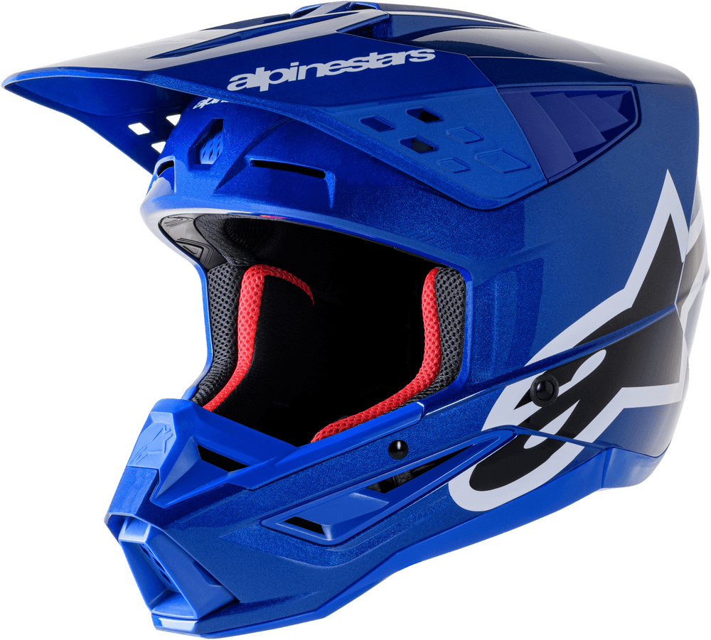 Alpinestars S-M5 Corp Helmet Blue Glossy - Motor Psycho Sport