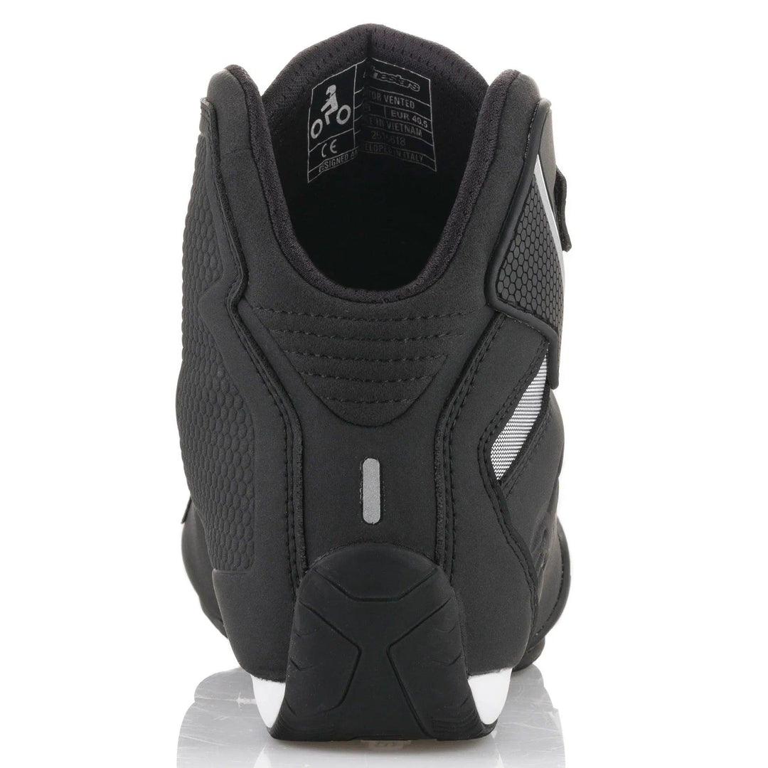 Alpinestars Sektor Vented Black Shoes - Motor Psycho Sport