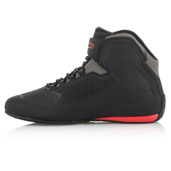 Alpinestars Sektor Vented Black/Gray/Red Shoes - Motor Psycho Sport
