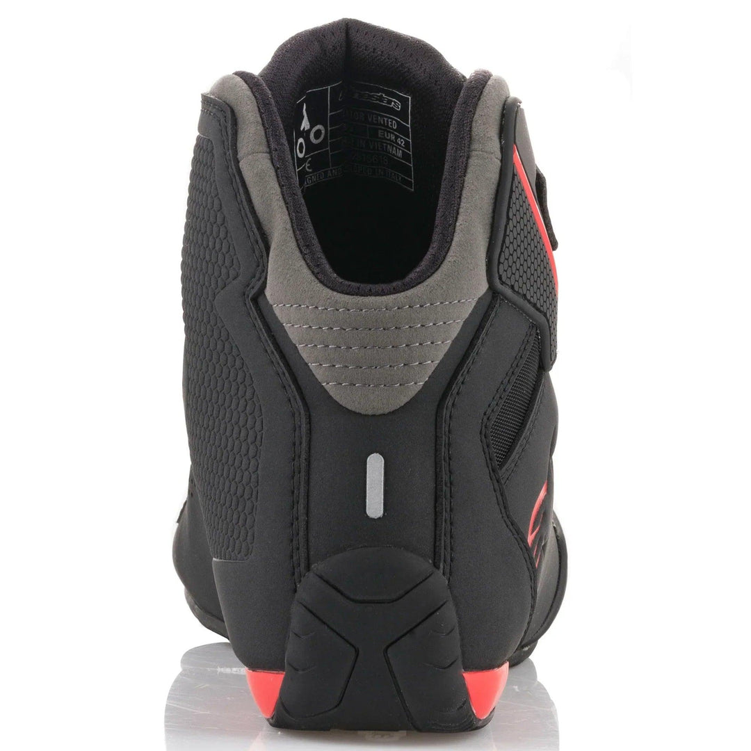 Alpinestars Sektor Vented Black/Gray/Red Shoes - Motor Psycho Sport