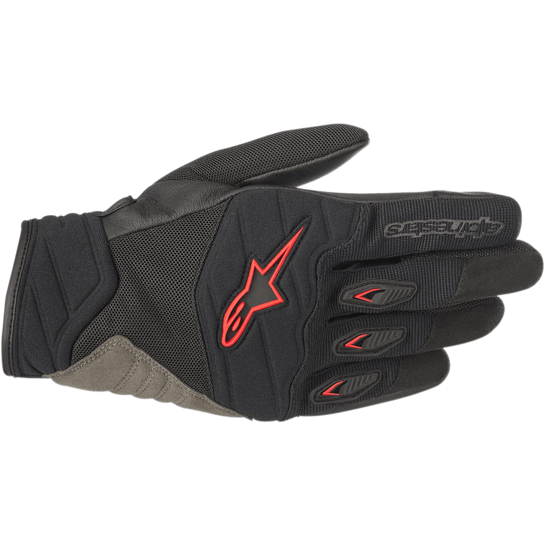 Alpinestars Shore Gloves - Black/Red - Motor Psycho Sport