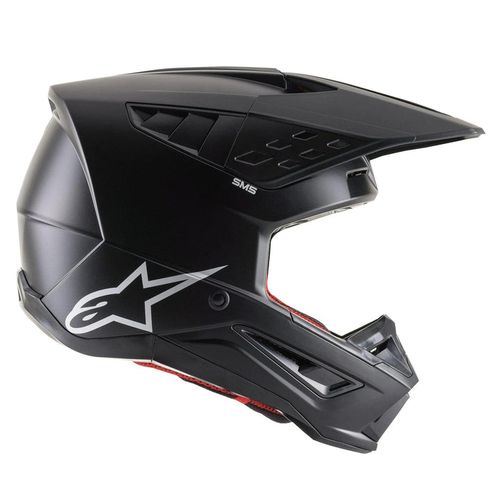 Alpinestars SM5 Solid Black Matte Helmet - Motor Psycho Sport