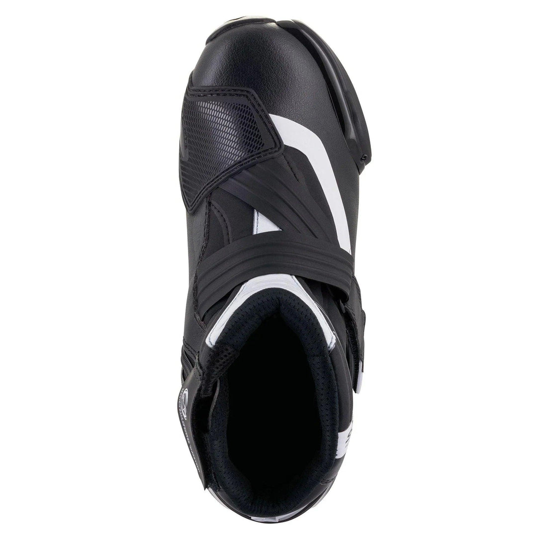 Alpinestars SMX-1 R V2 Black/White Boots - Motor Psycho Sport