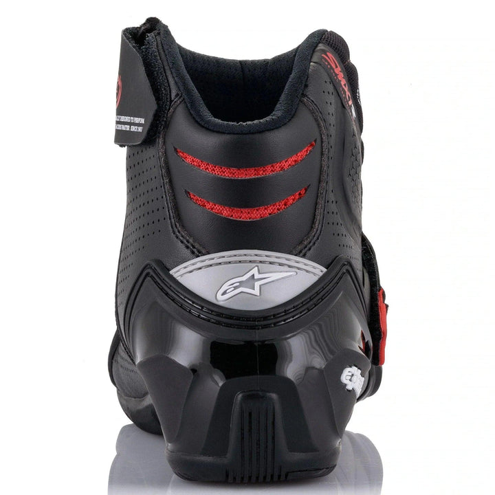 Alpinestars SMX-1 R V2 Vented Black/Red Boots - Motor Psycho Sport