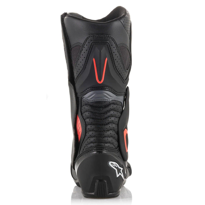 Alpinestars SMX-6 V2 Black/Gray/Red Boots - Motor Psycho Sport