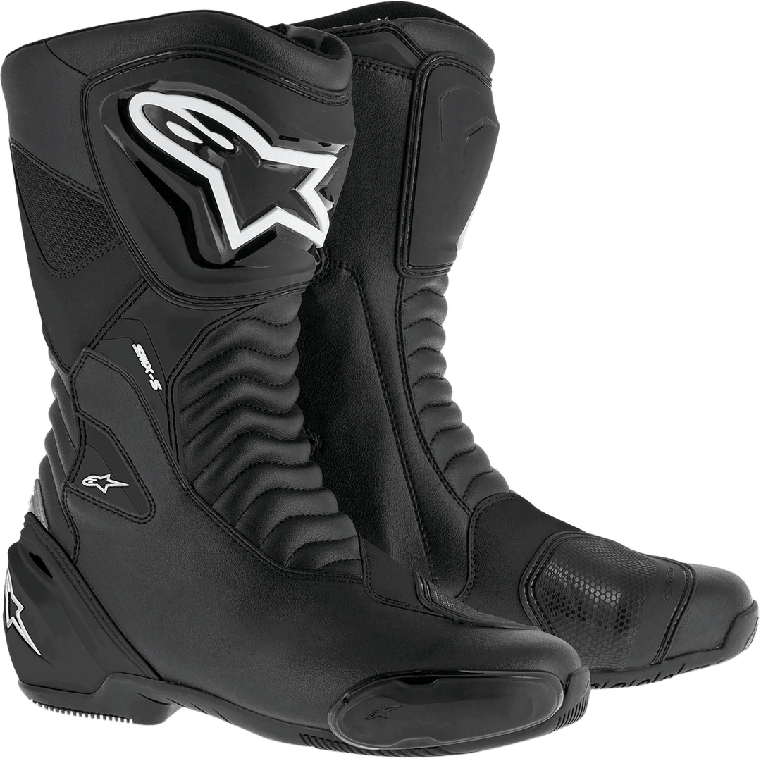 Alpinestars SMX S Black/Black Boots - Motor Psycho Sport