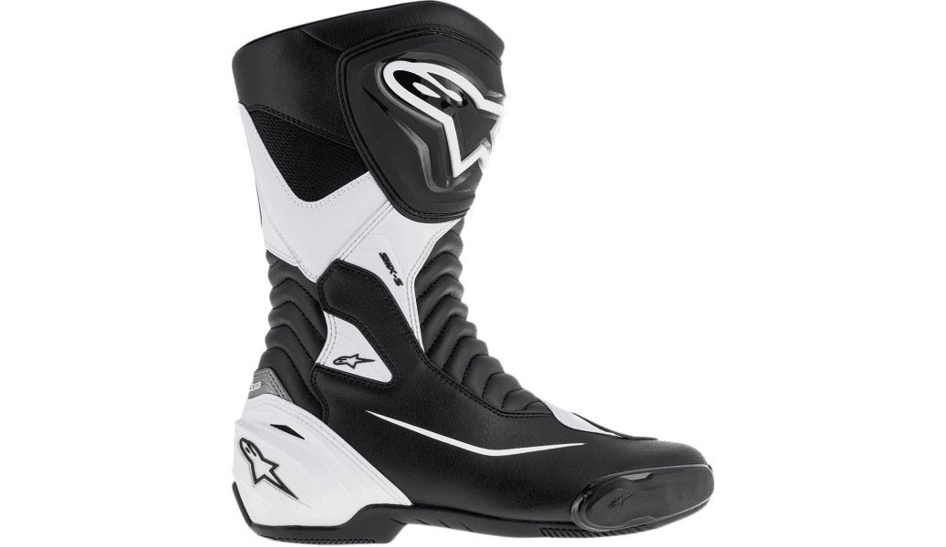 Alpinestars SMX S Black/White Boots - Motor Psycho Sport