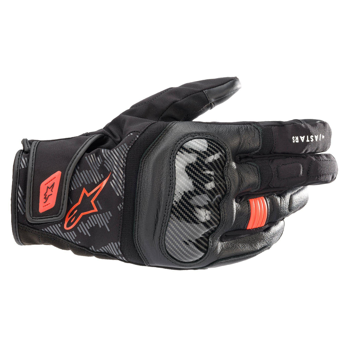 Alpinestars SMX Z Drystar Glove - Black/Red Fluo - Motor Psycho Sport