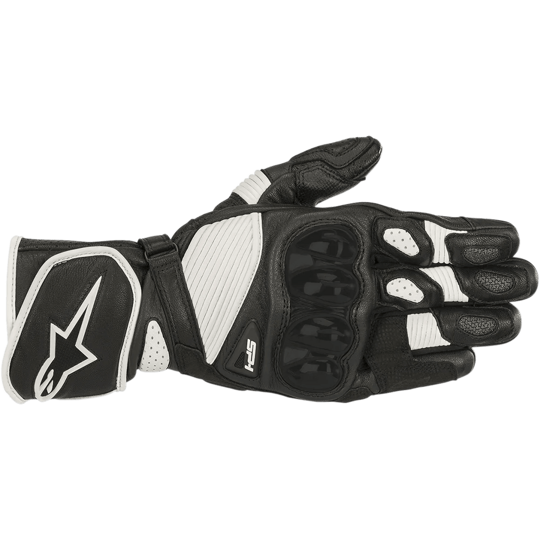 Alpinestars SP-1 V2 Gloves - Black/White - Motor Psycho Sport