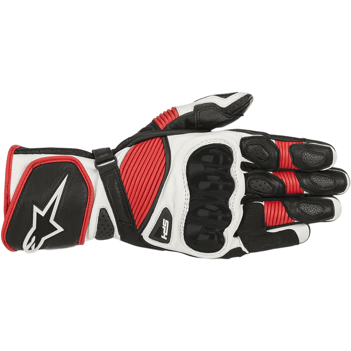 Alpinestars SP-1 V2 Gloves - Black/White/Red - Motor Psycho Sport