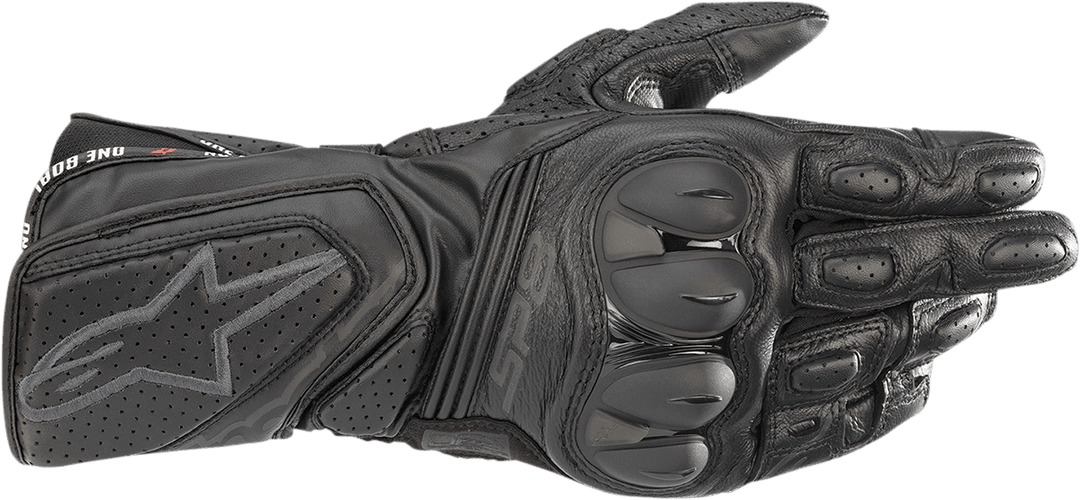 Alpinestars SP-8 V3 Leather Gloves - Black/Black – Motor Psycho Sport Alpinestars SP-8 V3 Leather Gloves - Black/Black – Motor Psycho Sport
