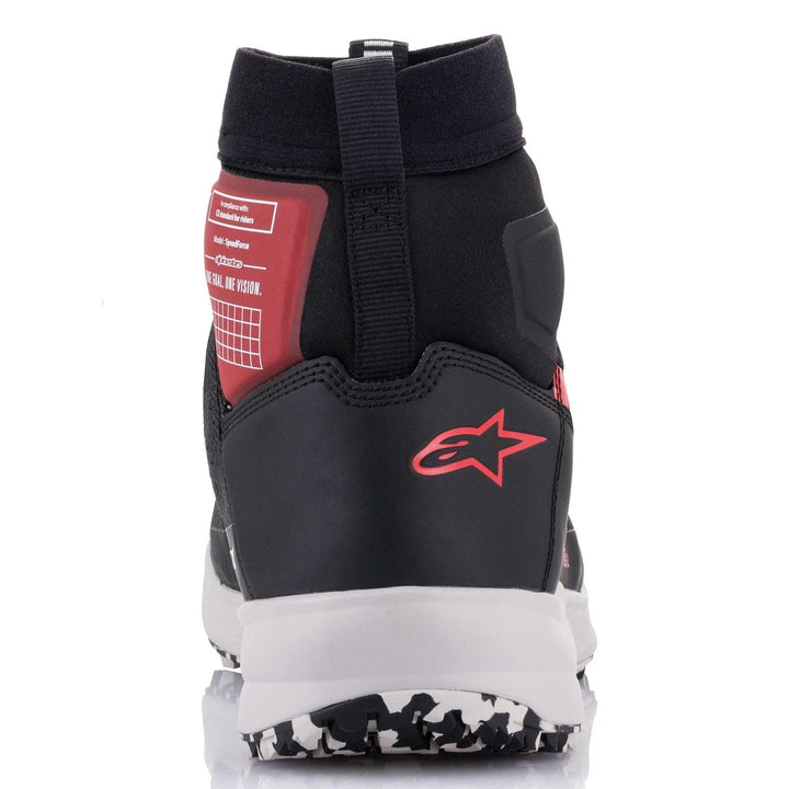 Alpinestars Speedforce Shoes Black/White/Red - Motor Psycho Sport