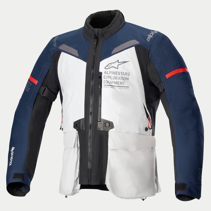 Alpinestars ST-7 2L Gore-Tex Jacket - Ice Gray/Dark Blue/Black - Motor Psycho Sport