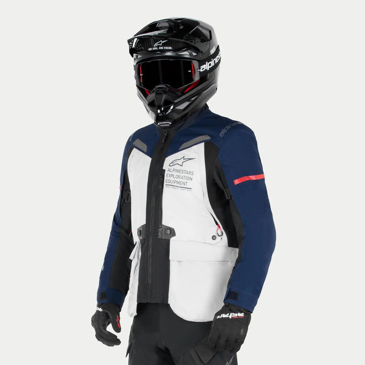 Alpinestars ST-7 2L Gore-Tex Jacket - Ice Gray/Dark Blue/Black - Motor Psycho Sport