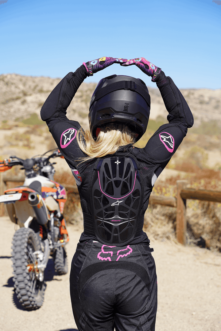 Alpinestars Stella Bionic Jacket - Black/Purple - DISCONTINUED - Motor Psycho Sport