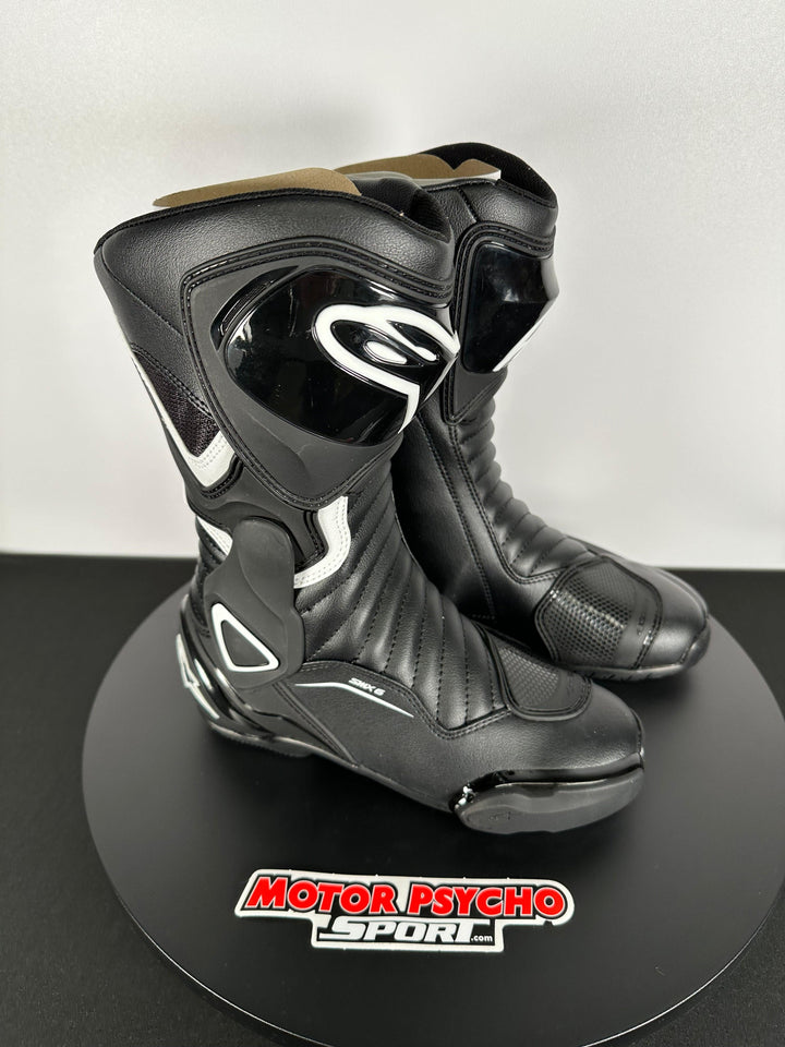 Alpinestars Stella Smx-6 V2 Boots - Black/White US 6/Euro 37 - OPEN BOX - Motor Psycho Sport