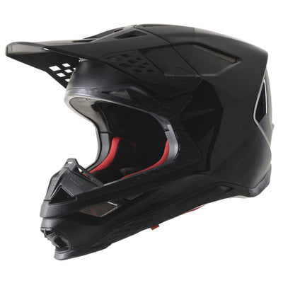 Alpinestars Supertech M8 Echo Black/Anthracite Matte & Glossy Helmet - Motor Psycho Sport