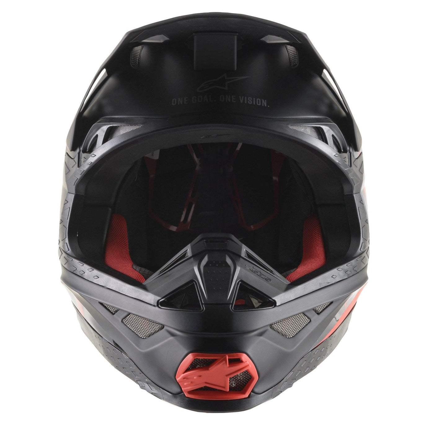 Alpinestars Supertech M8 Echo Black/Gray/Red Fluo Helmet - Motor Psycho Sport