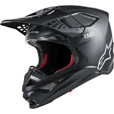 Alpinestars Supertech M8 Solid Matte Black Helmet - Motor Psycho Sport
