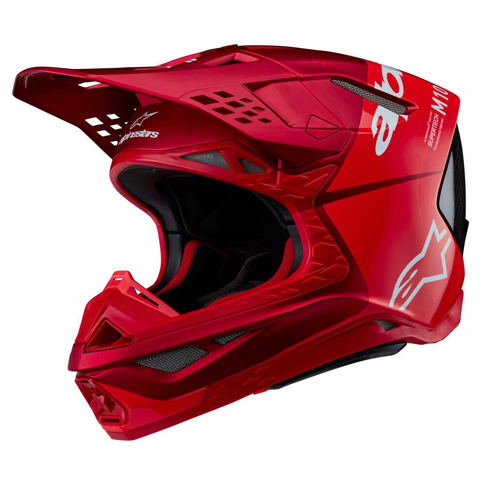 Alpinestars Supertech S-M10 Flood Helmet Red Fluo/Red M&G - Motor Psycho Sport