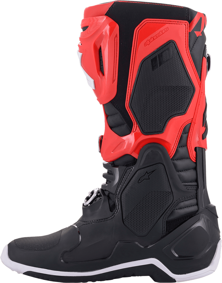 Alpinestars Tech 10 Boots - Black/Red - Motor Psycho Sport