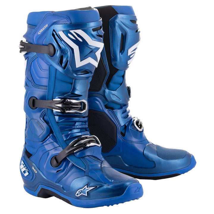Alpinestars Tech 10 Boots - Blue/Black - Motor Psycho Sport