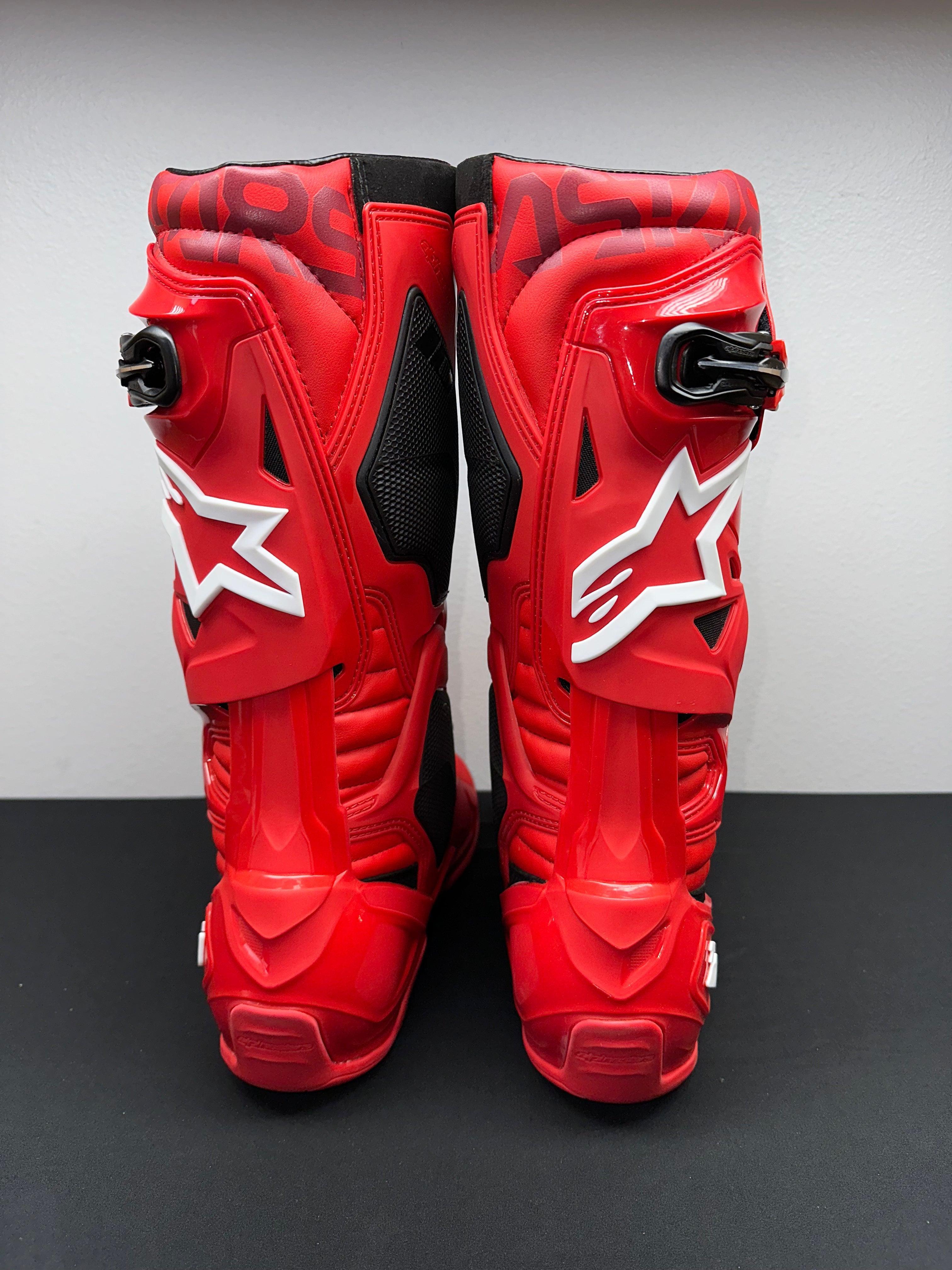 Alpinestars Tech 10 Boots - Red – Motor Psycho Sport
