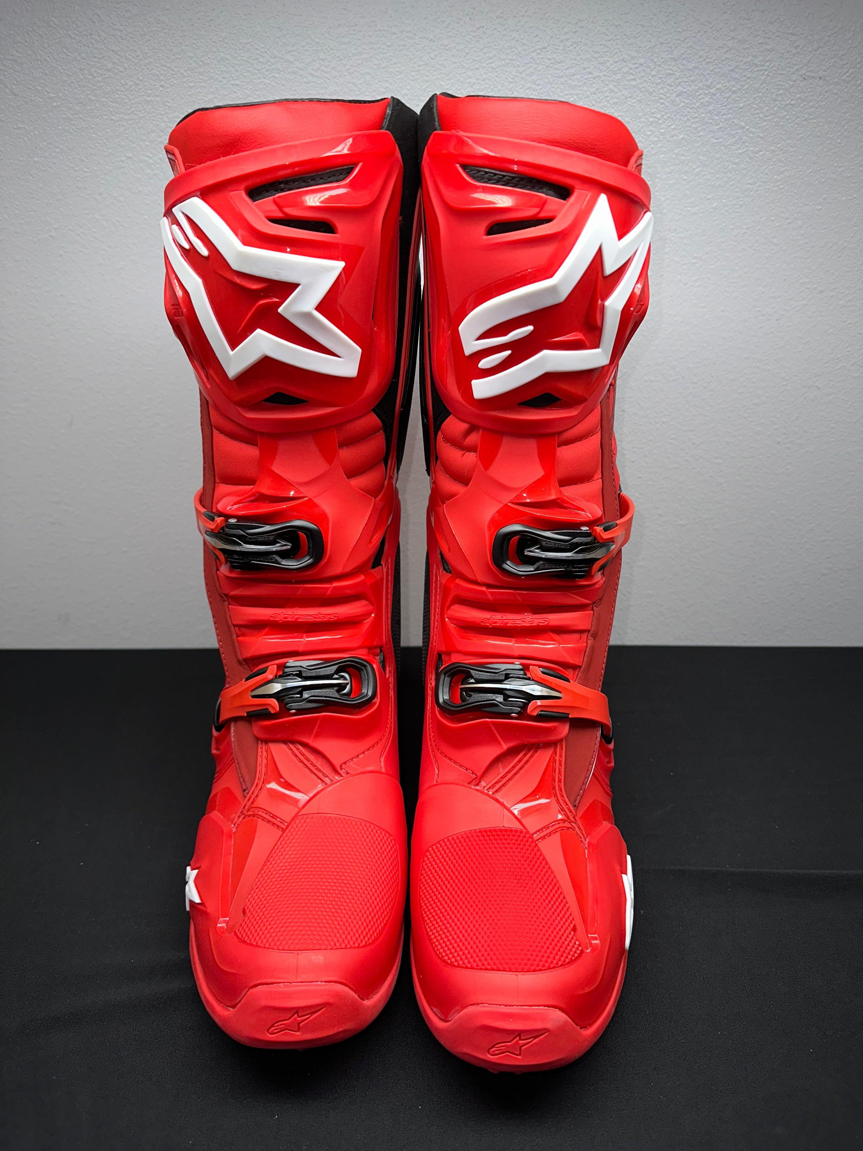 Alpinestars Tech 10 Boots - Red – Motor Psycho Sport