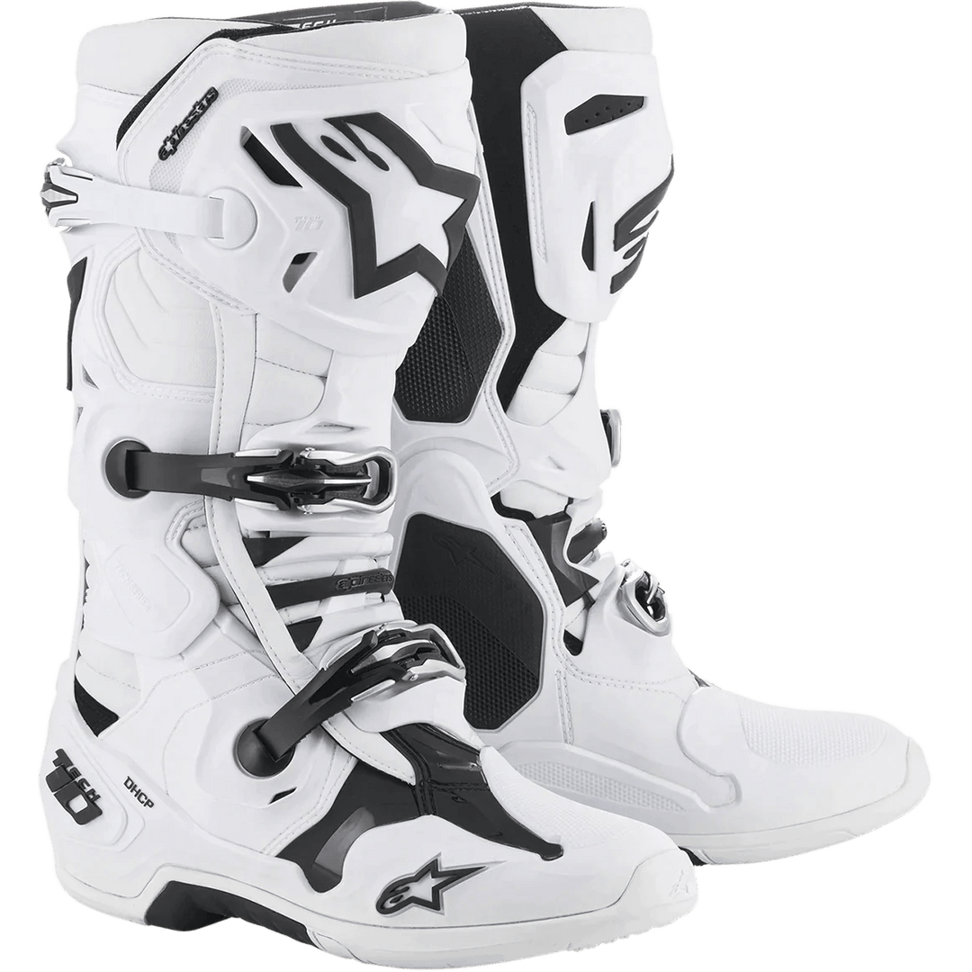 Alpinestars Tech 10 Boots - White - Motor Psycho Sport