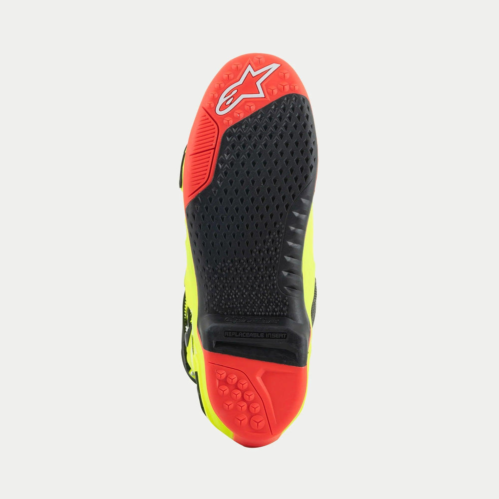 Alpinestars Tech 10 Boots - Yellow Fluo/Black/Red Fluo - Motor Psycho Sport