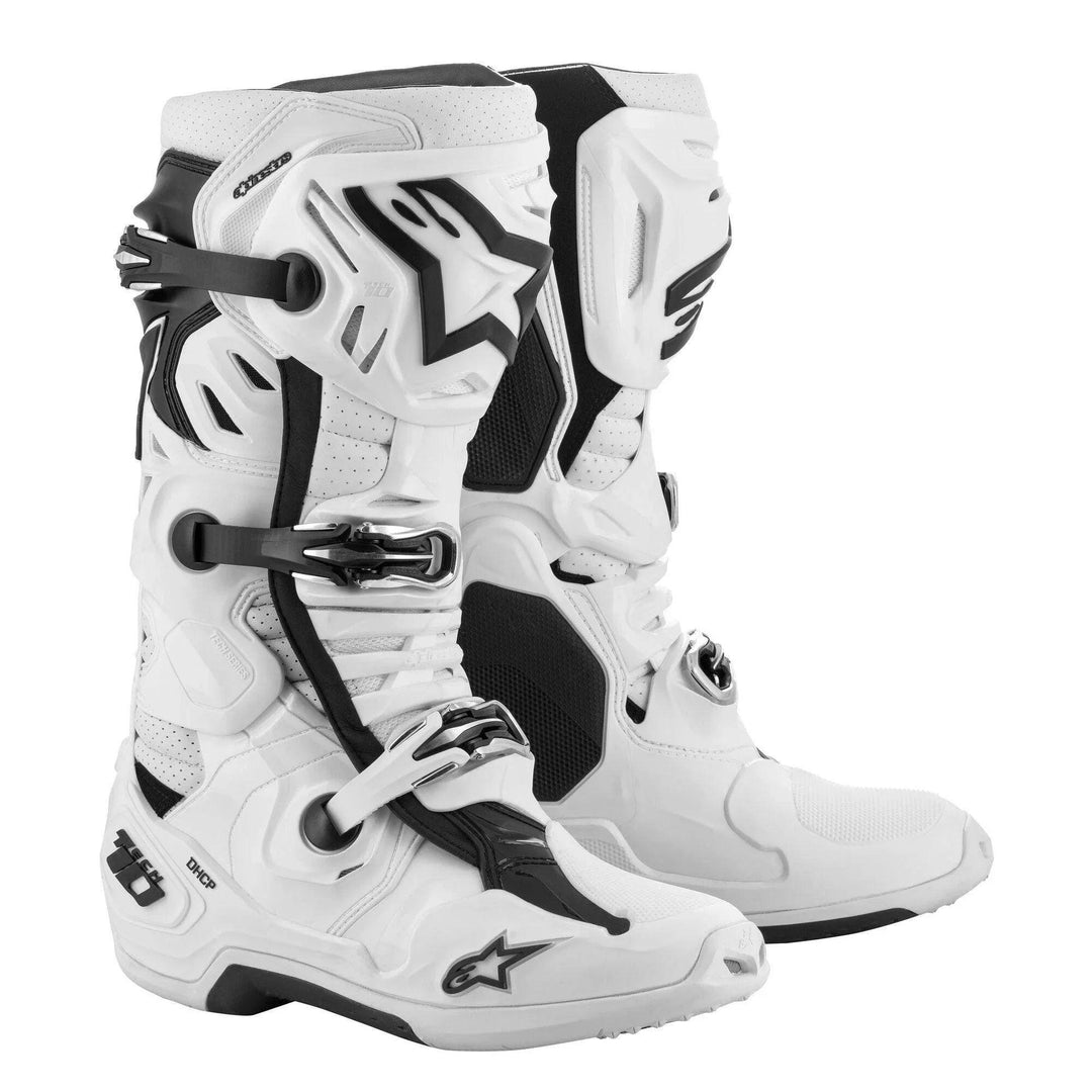 Alpinestars Tech 10 Supervented Boots - White - Motor Psycho Sport