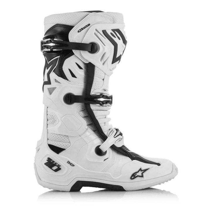 Alpinestars Tech 10 Supervented Boots - White - Motor Psycho Sport