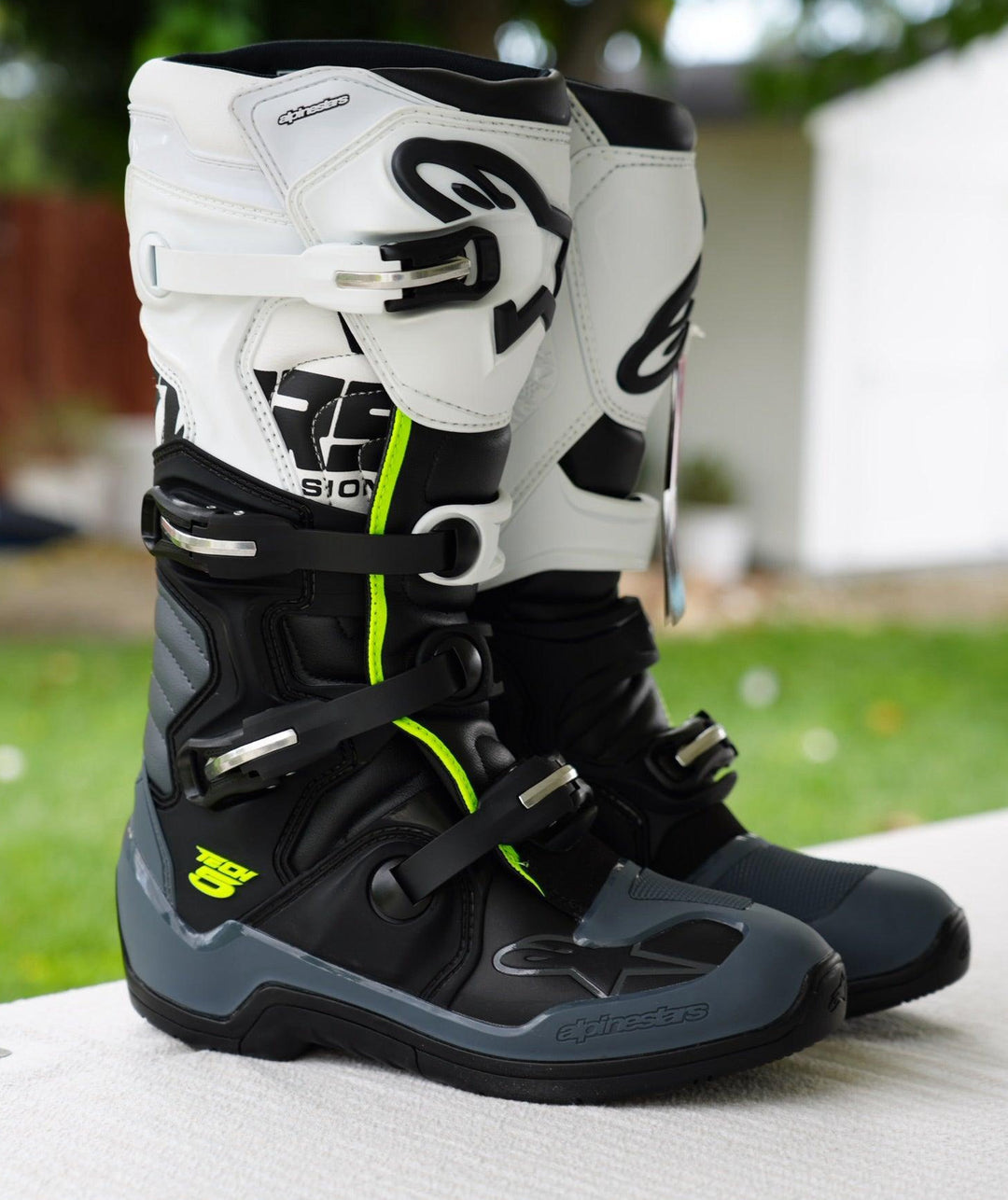 Botas Motocross Alpinestars TECH 3 Black/Gray/Yellow Fluo