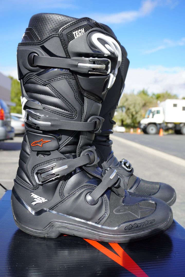 Alpinestars Tech 7 Black Boots - Motor Psycho Sport