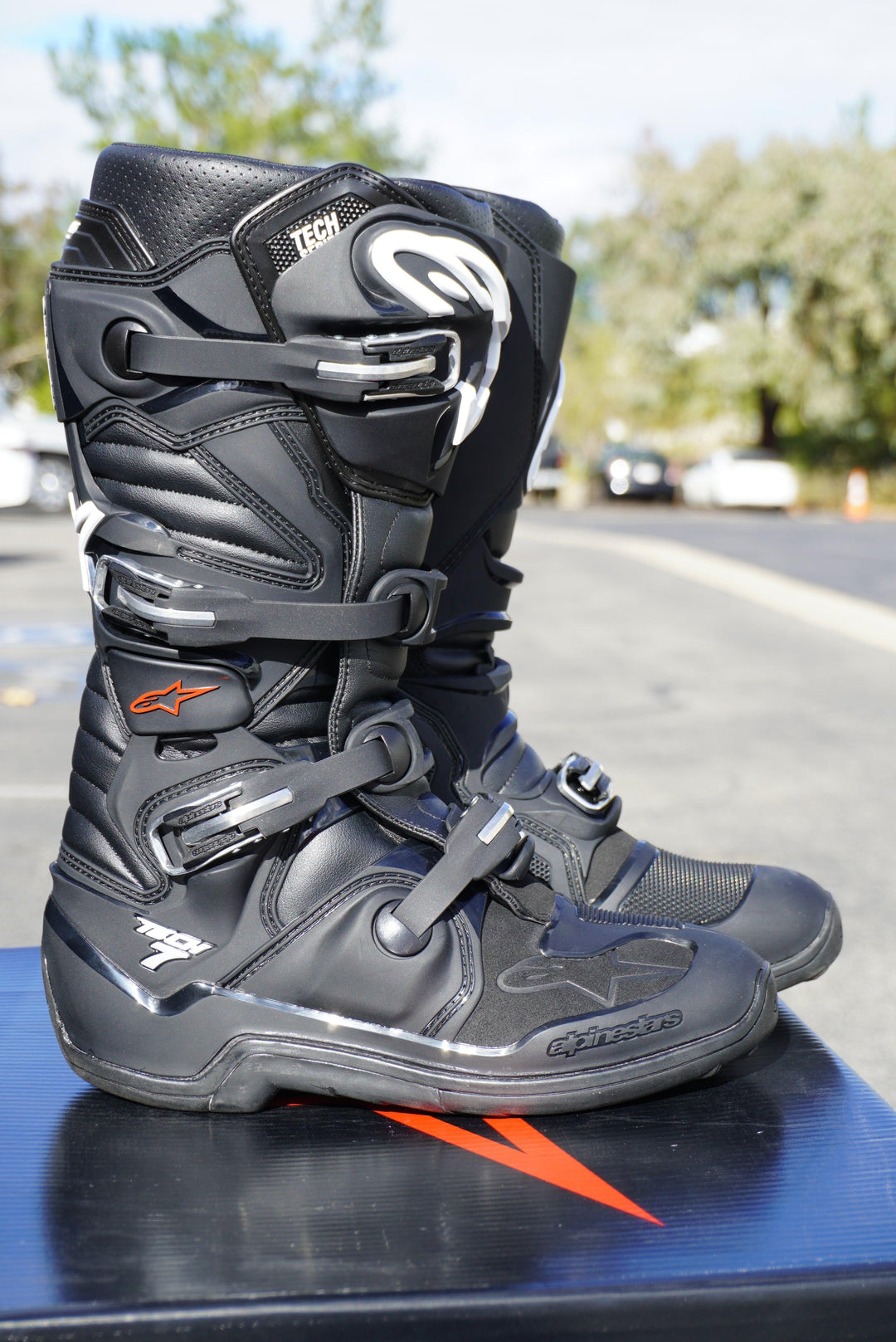 Alpinestars Tech 7 Black Boots - Motor Psycho Sport