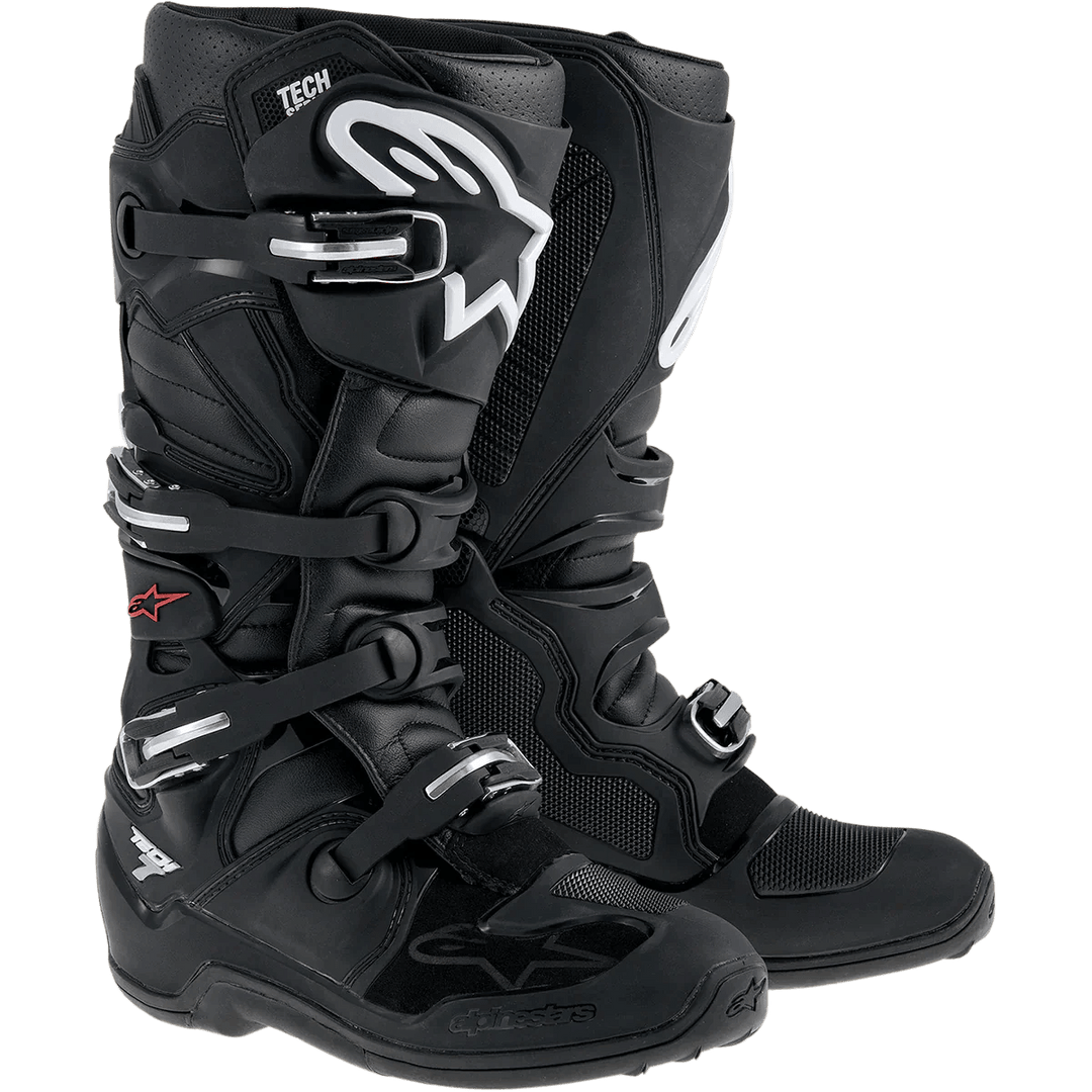 Alpinestars Tech 7 Black Boots - Motor Psycho Sport