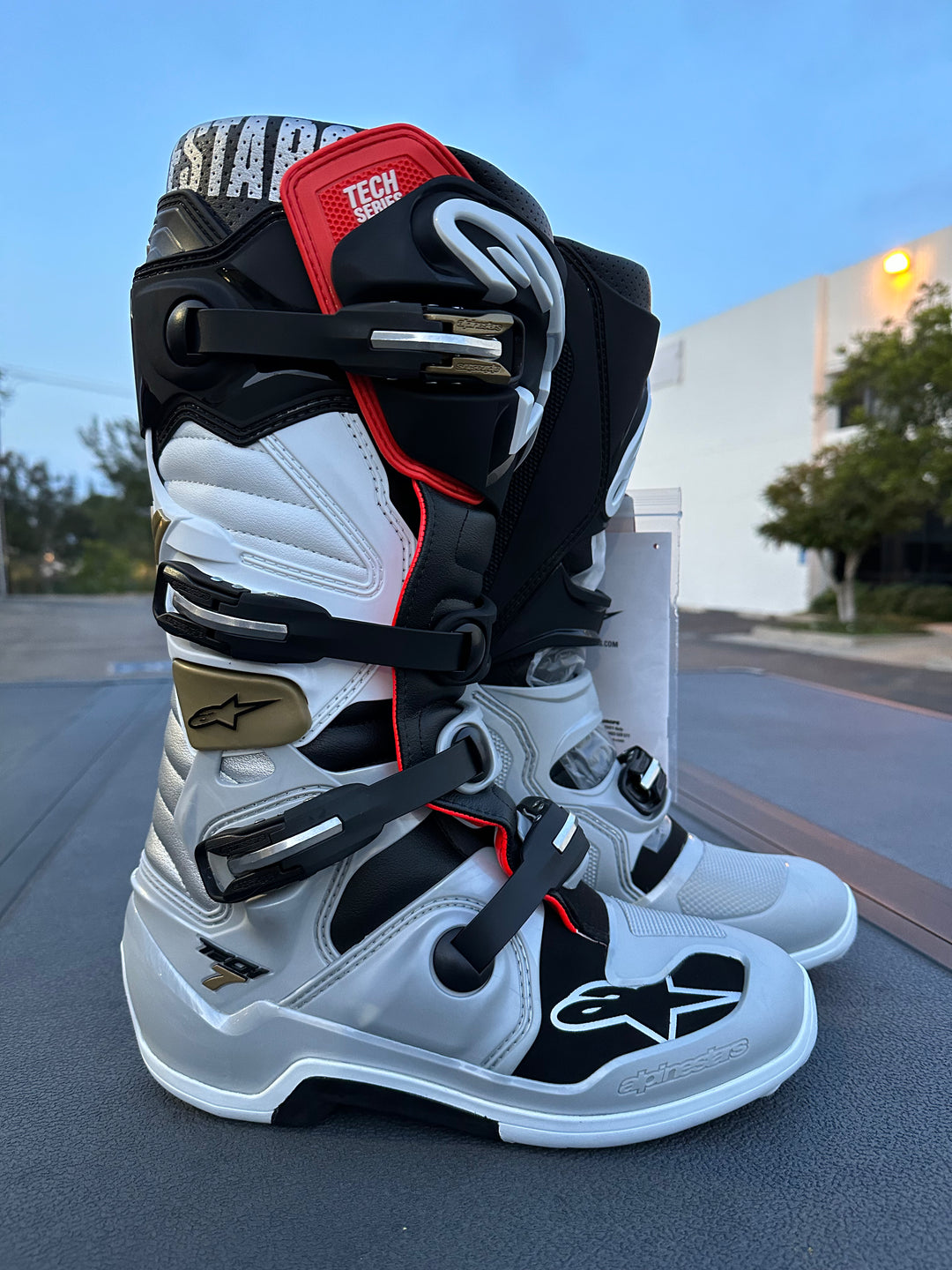 alpinestars　アルパインスター　Tech7 ブーツ　ホワイト　US9 Tech 7 - MX Boots | Alpinestars®