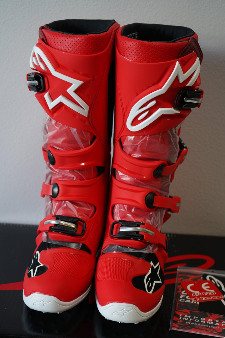 Alpinestars Tech 7 Boots - Red - Motor Psycho Sport