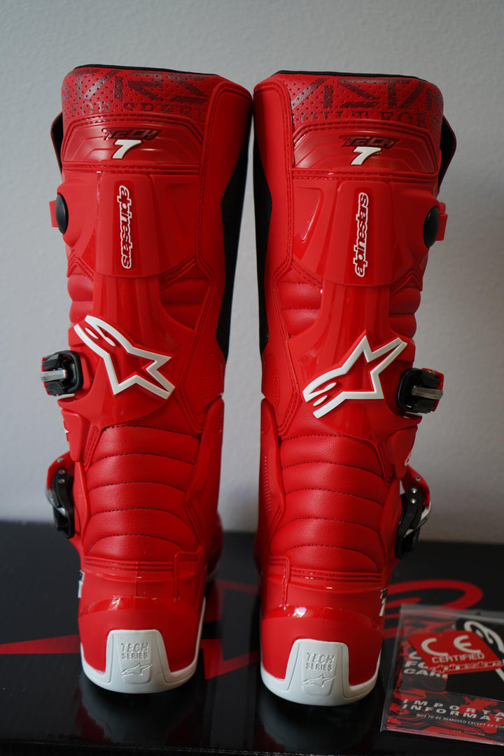 Alpinestars Tech 7 Boots - Red - Motor Psycho Sport
