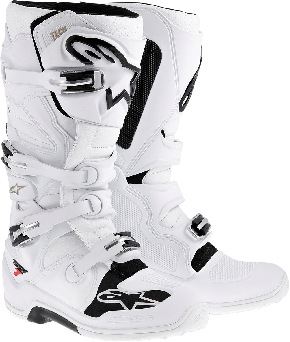 Alpinestars Tech 7 Boots - White - Motor Psycho Sport