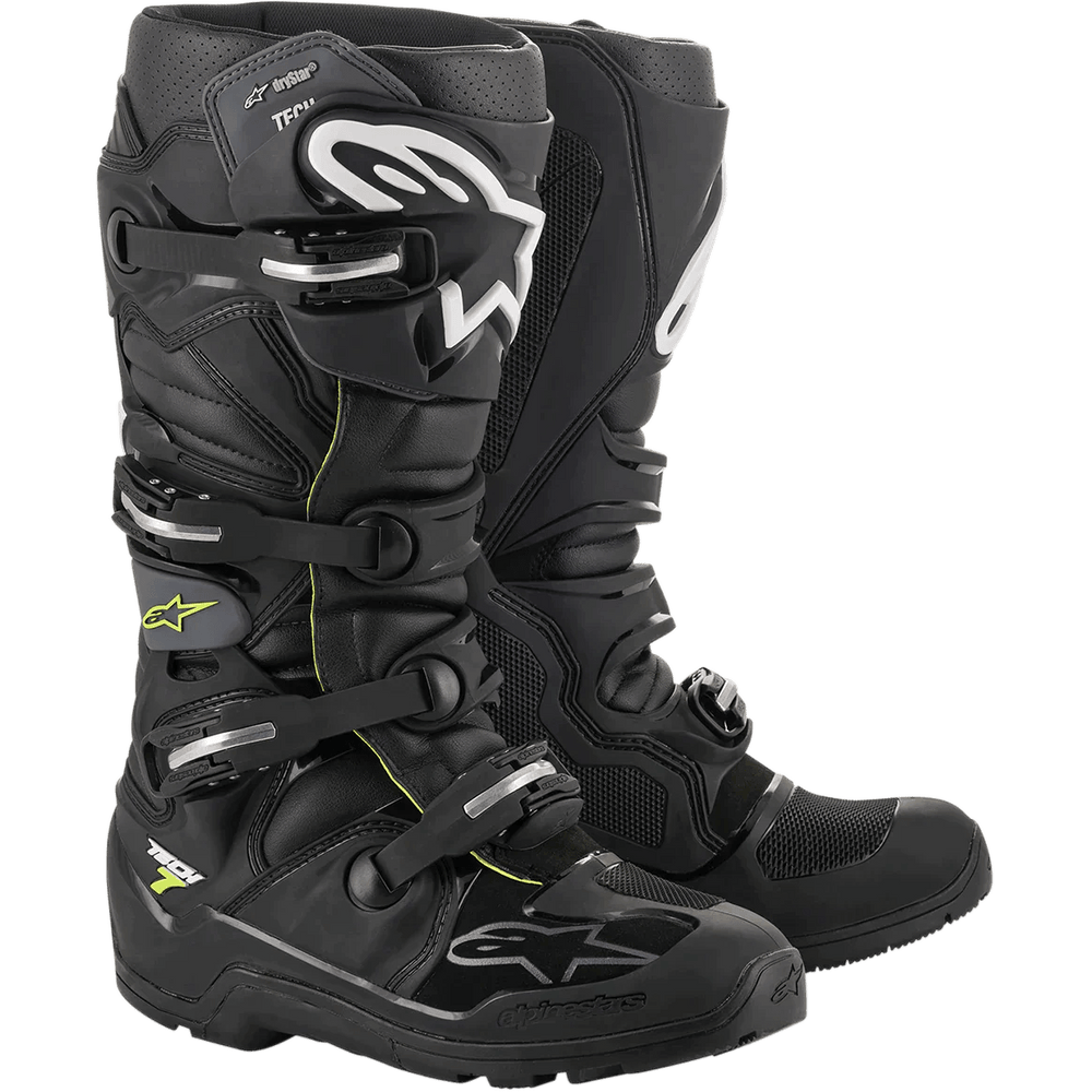 Alpinestars Tech 7 Enduro Drystar Black/Gray Boots - Motor Psycho Sport