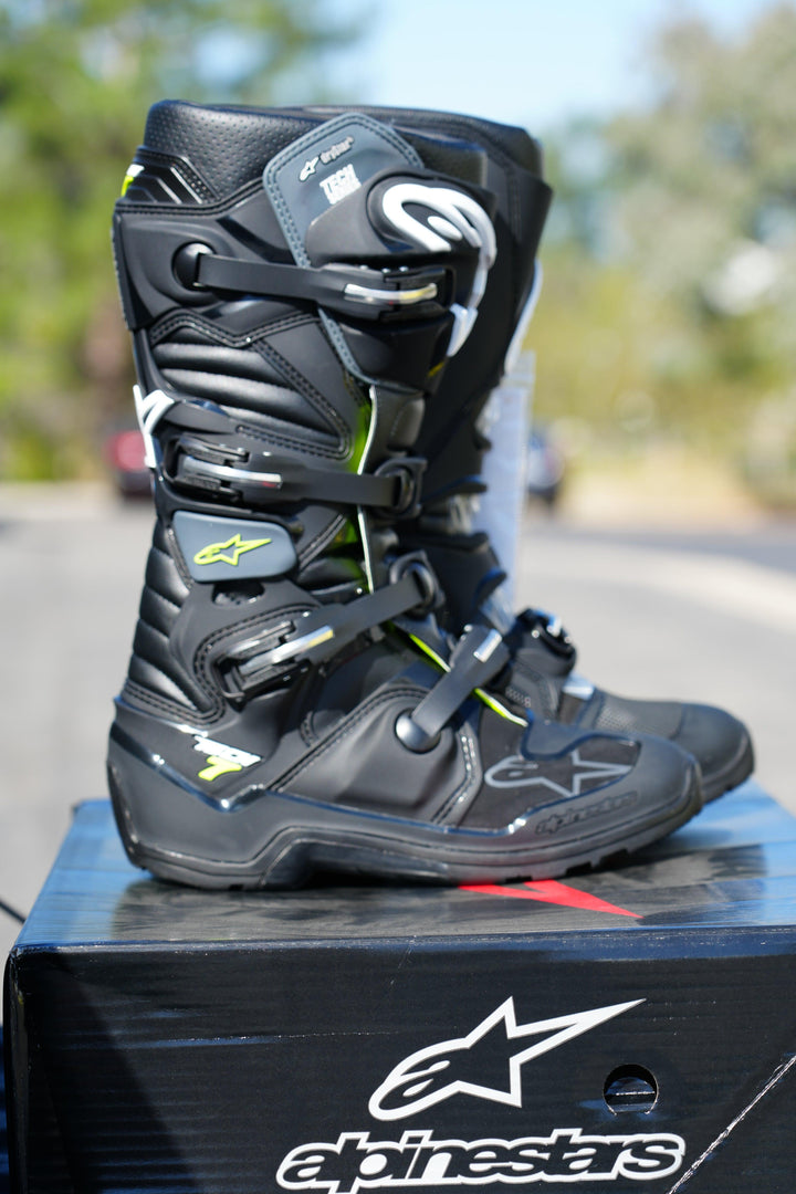 Alpinestars Tech 7 Enduro Drystar Black/Gray Boots - Motor Psycho Sport