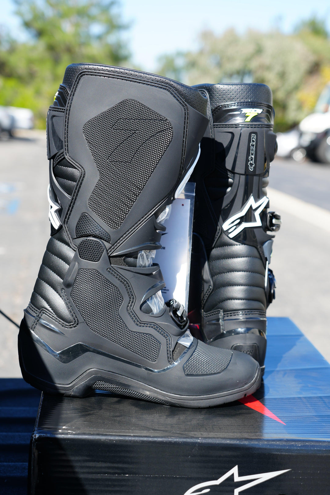 Alpinestars Tech 7 Enduro Drystar Black/Gray Boots - Motor Psycho Sport