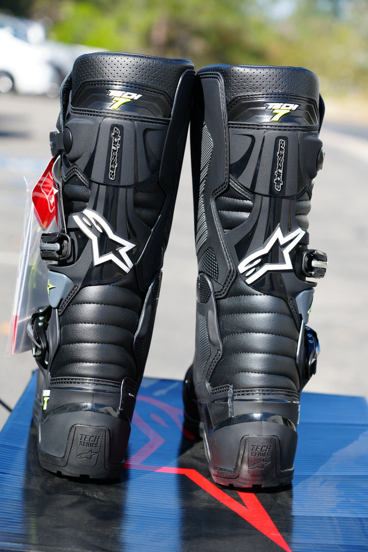 Alpinestars Tech 7 Enduro Drystar Black/Gray Boots - Motor Psycho Sport