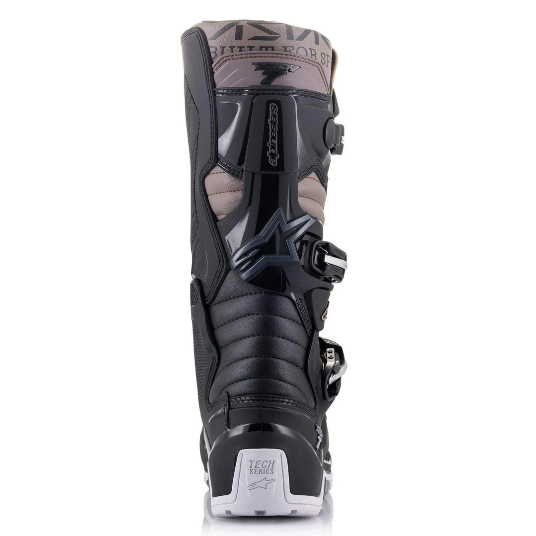 Alpinestars Tech 7 Enduro Drystar Boots Black Gray Gold Motor