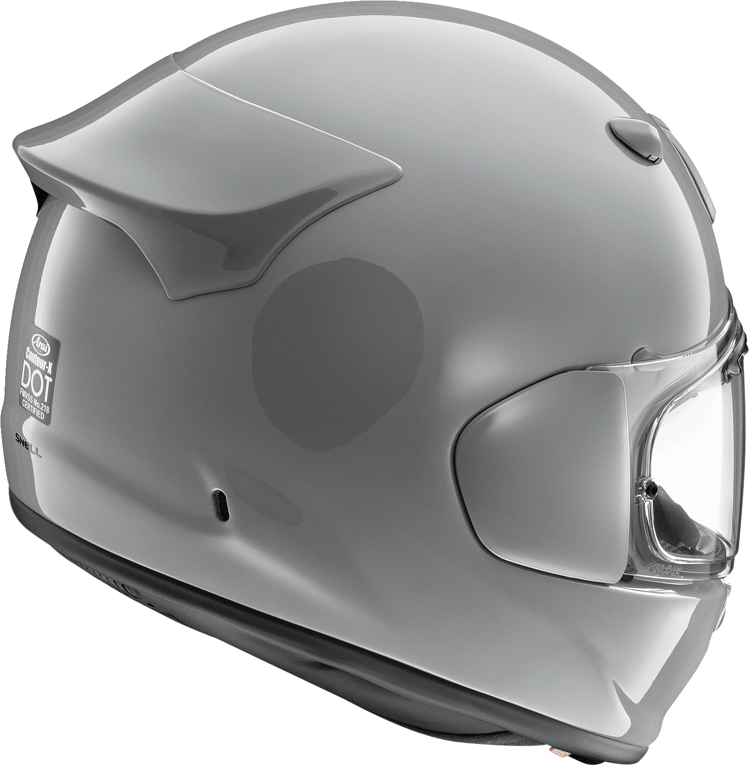 arai helmet matte grey Arai Contour-X Solid Helmet Light Gray / 2XL