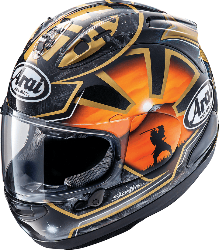 Arai Corsair-X Helmet - Dani Samurai-2 Black - Motor Psycho Sport