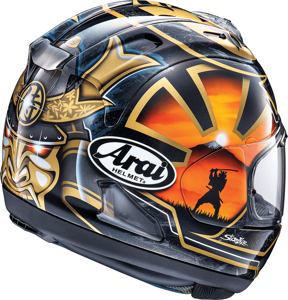 Arai Corsair-X Helmet - Dani Samurai-2 Black - Motor Psycho Sport