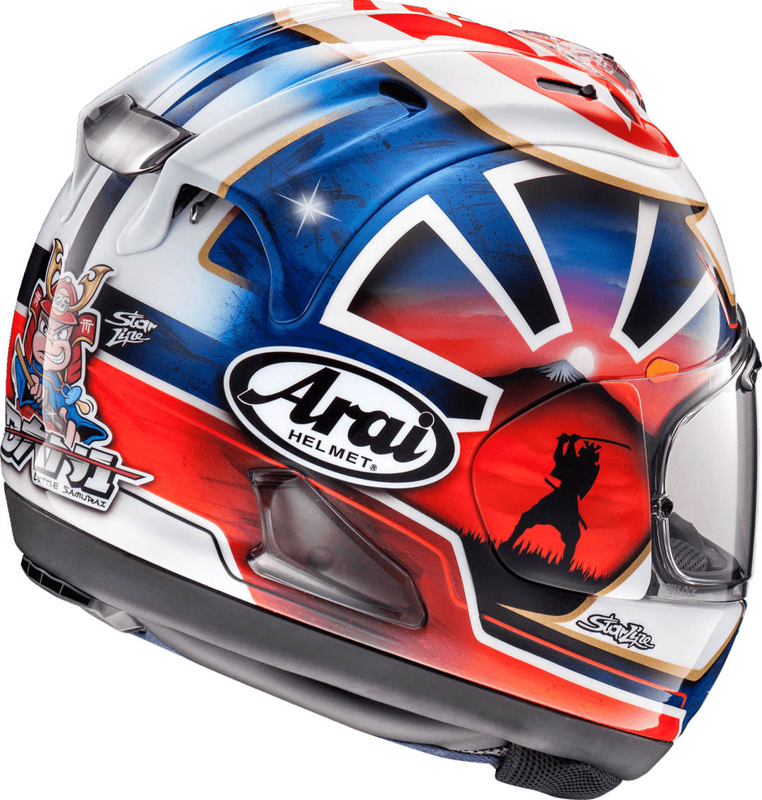 Arai Corsair-X Helmet - Dani Samurai-2 Blue - Motor Psycho Sport